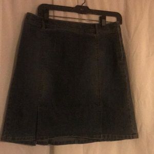 Ann Taylor Loft Jean Skirt